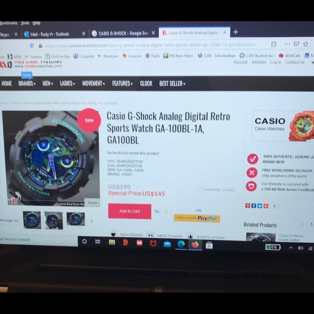 Selling Casio G-Shock Analog Digital Retro Sport Watch